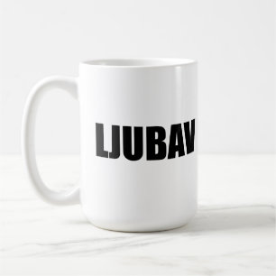 Taza De Café Ljubav Amor en Bosnia
