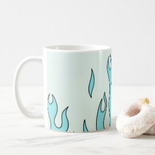 Taza De Café Llama azul claro