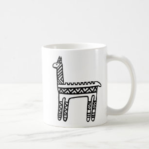 Taza De Café Llama-BW