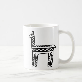 Taza De Café Llama-BW