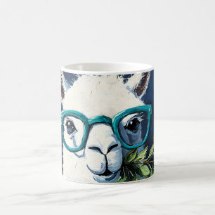 Taza De Café Llama Chic Inteligente