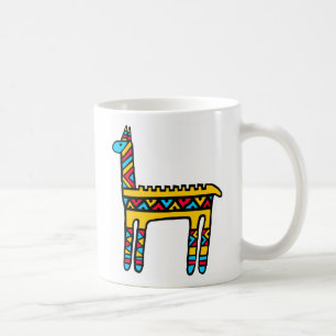 Taza De Café Llama-colores