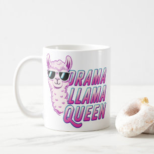 Taza De Café Llama de drama a reina con llama de sol