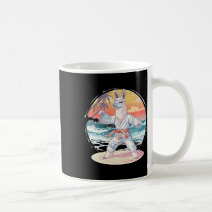 Taza De Café Llama de kickboxing Playa Tropical Taekwondo Judo