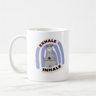 Taza De Café Llama de yoga