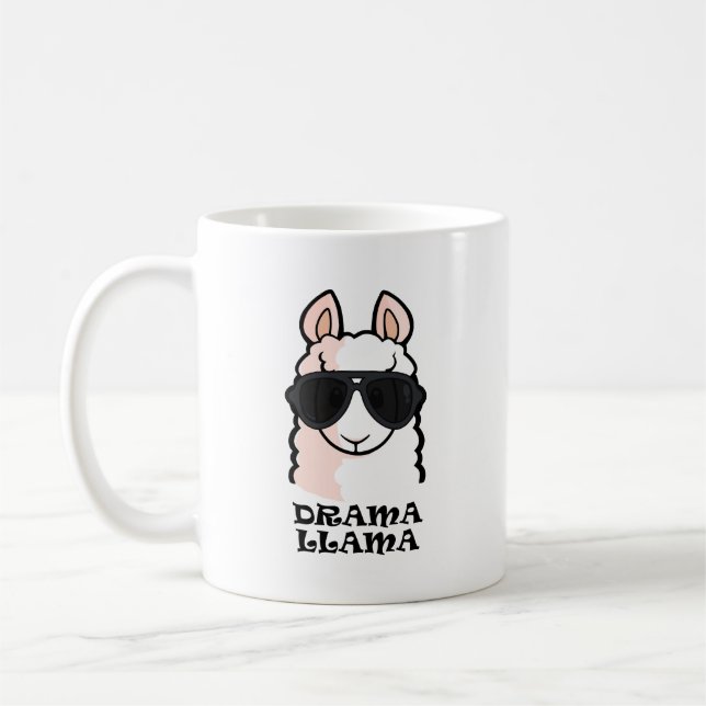 Taza De Café Llama del drama (Izquierda)