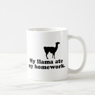 Taza De Café Llama divertida