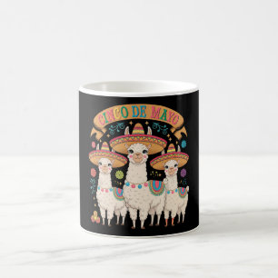 Taza De Café Llama Divertida Fiesta Partido Cinco De Mayo