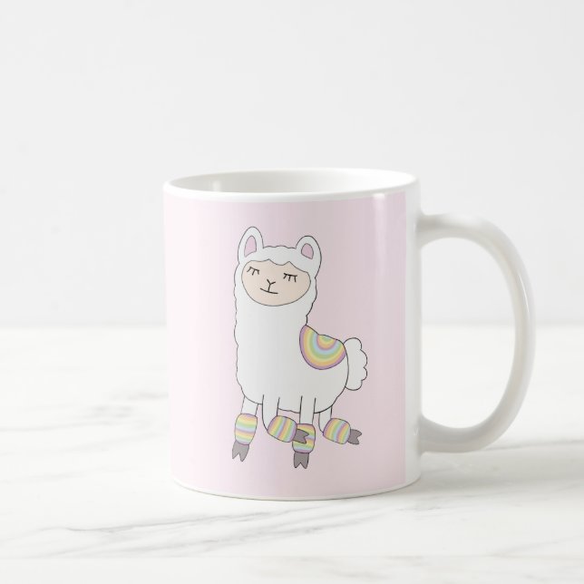 Taza De Café Llama en el peluche de los selectores (Derecha)