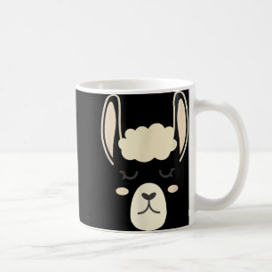 Taza De Café Llama Face Funny Halloween Costume Alpacas