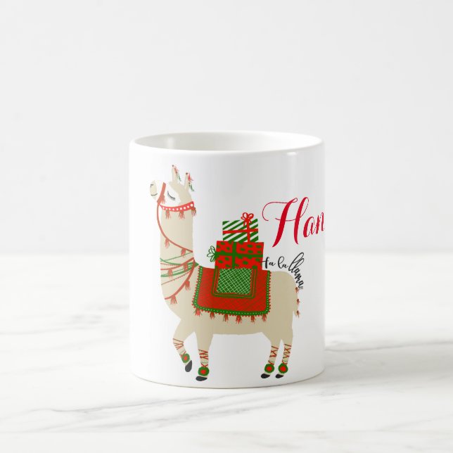 Taza De Café Llama Personnalised del La del Fa (Centro)