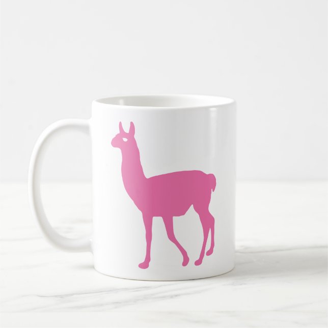 Taza De Café Llama rosa (Izquierda)