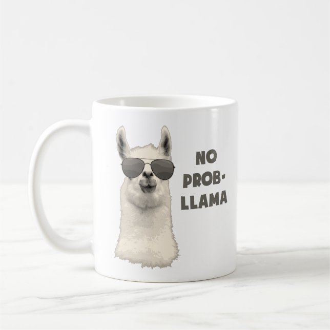Taza De Café Llama sin problema (Izquierda)