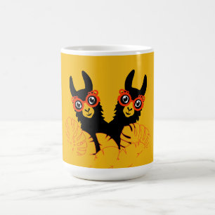Taza De Café Llama Sisters