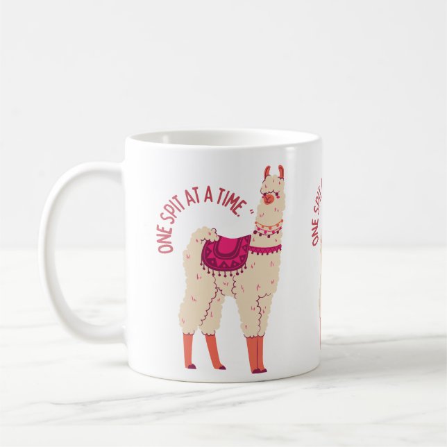 Taza De Café llama, ¡una salivada a la vez! (Izquierda)