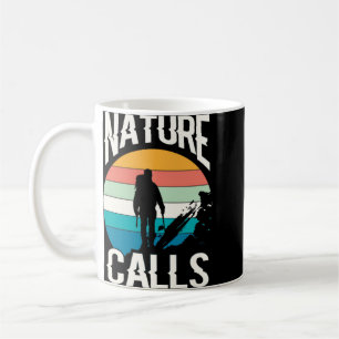 Taza De Café Llamadas a la naturaleza - Adoptar el gran exterio
