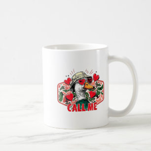 Taza De Café Llamadas divertidas del día de San Valentín Llámam