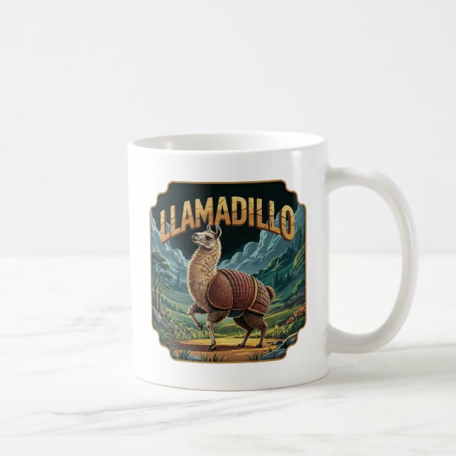 Taza De Café Llamadillo Ilustracion Combo Creatividad divertida (Derecha)