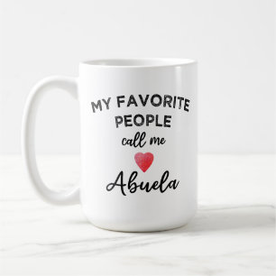 Taza De Café Llámame ABUELA Abuela Española Familia Abuela