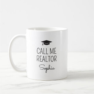 Taza De Café Llámame Agente Inmobiliario Regalo de Agente Inmob