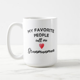 Taza De Café Llámame Granmanman Abuela Criolla del Caribe