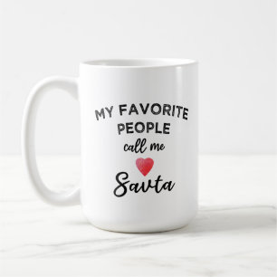 Taza De Café Llámame SAVTA Abuela Hebrea Abuela Israelí