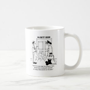 Taza De Café Llame al cerrajero, no utilice una lámpara de