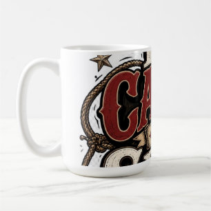 Taza De Café Llamo a los disparos divertida cita occidental en