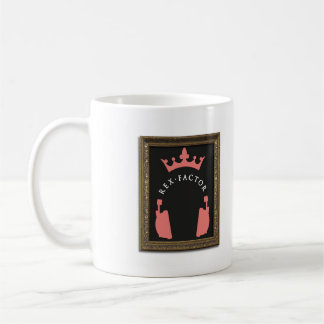 Taza De Café Llano del logotipo del factor de Rex