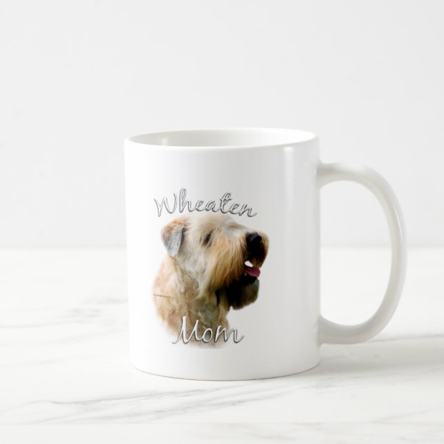 Taza De Café Llanto suave llenado Terrier Mamá 2 (Derecha)