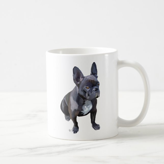 Taza De Café Llanura de Bulldog francesa (Derecha)