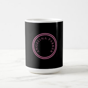 Taza De Café Llanura Minimalista moderna única