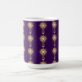 Taza De Café Llave de Fantasía Antigua con Luz Mágica – Radiant