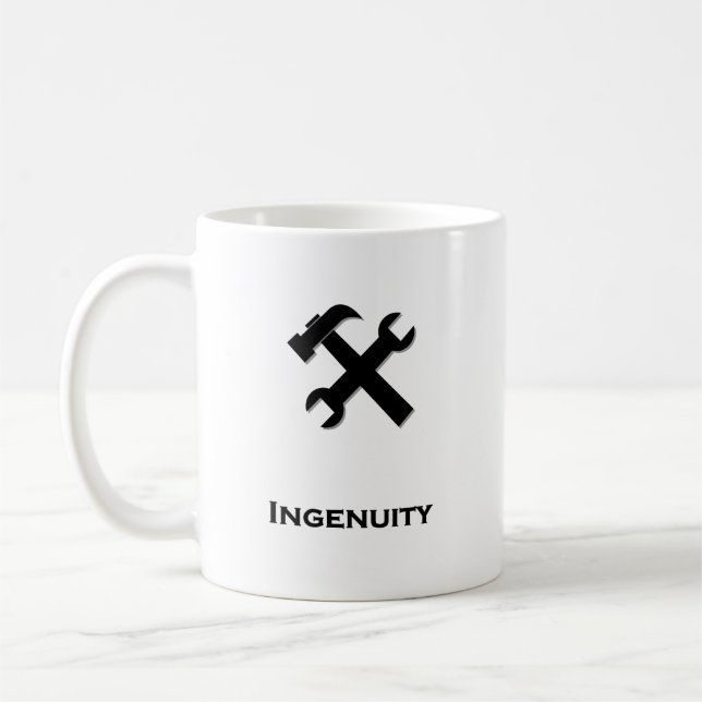 Taza De Café Llave de martillo negro (Izquierda)