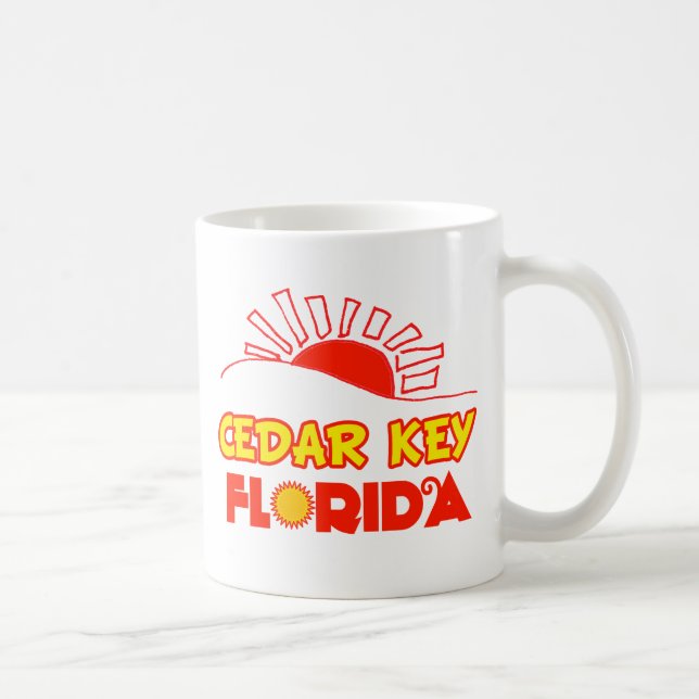 Taza De Café Llave del cedro, la Florida (Derecha)
