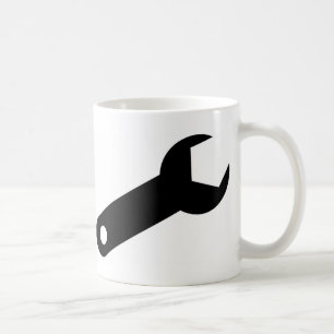 Taza De Café Llave inglesa negra