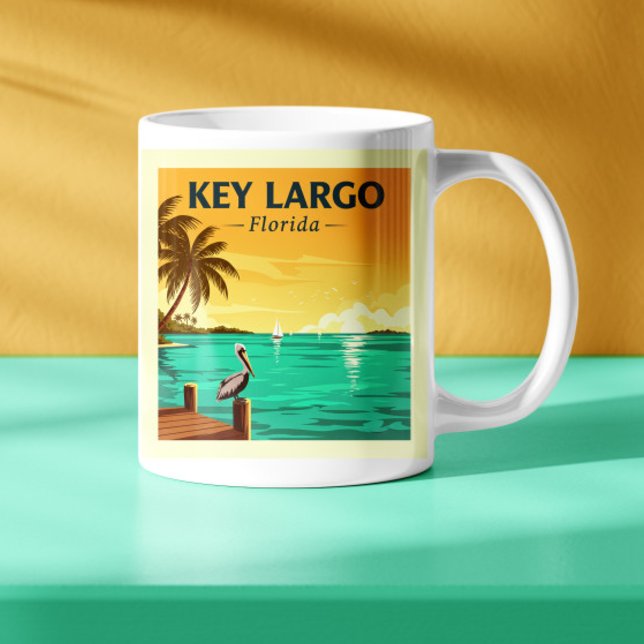 Taza De Café Llave vintage Largo Florida (Subido por el creador)