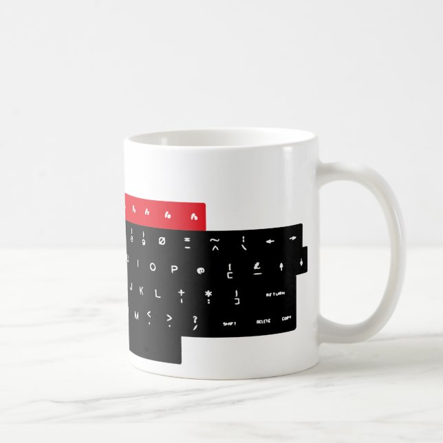 Taza De Café Llaves de teclado micro de la BBC (Derecha)
