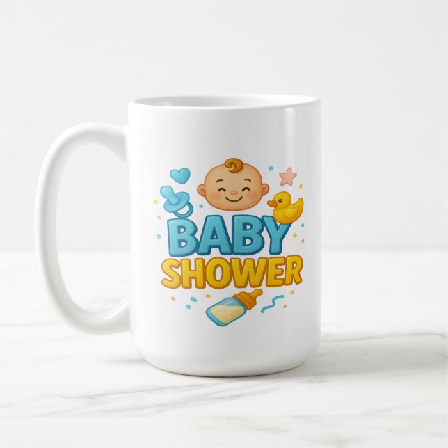 Taza De Café Llegada Adorable - Baby Shower Essentials (Izquierda)