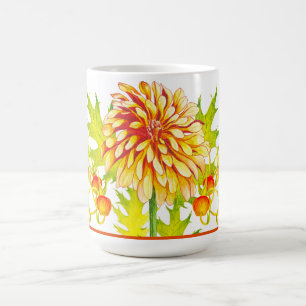 Taza De Café Llegada de otoño a un salón clásico (15 oz)