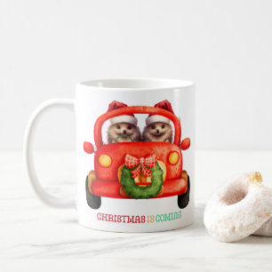 Taza De Café Llegan los navidades - erizos -