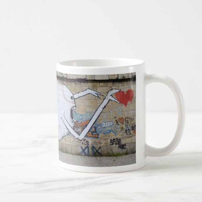 Taza De Café Llegando a un corazón (Derecha)
