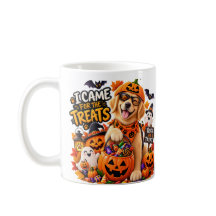 Llegué por los dulces Perro divertido de Halloween
