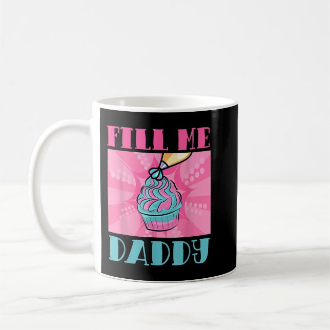 Taza De Café Lléname papi travieso Humor adulto Chef Pastel de  (Izquierda)