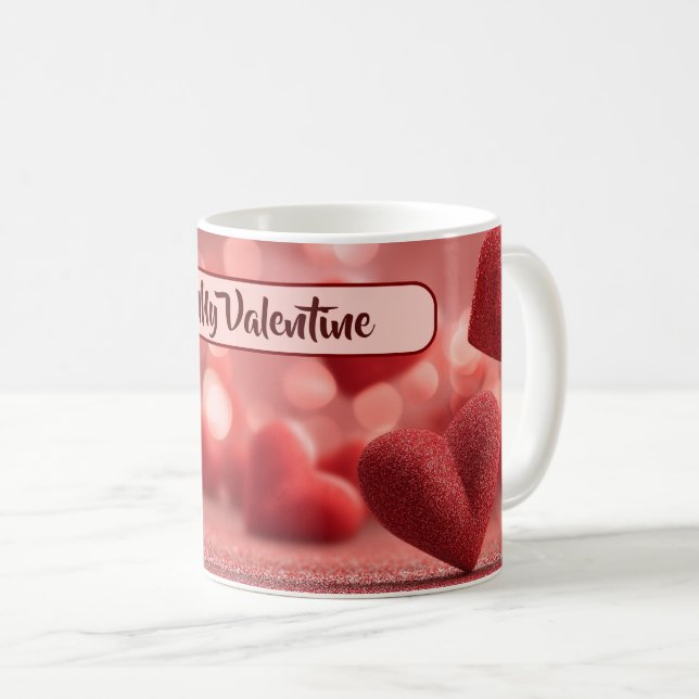 Taza de café Lleno de Amor para San Valentín (Anverso derecho)