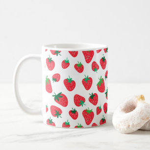 Taza De Café Lleno de fresas