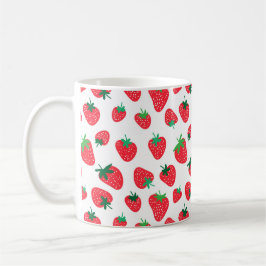 Taza De Café Lleno de fresas