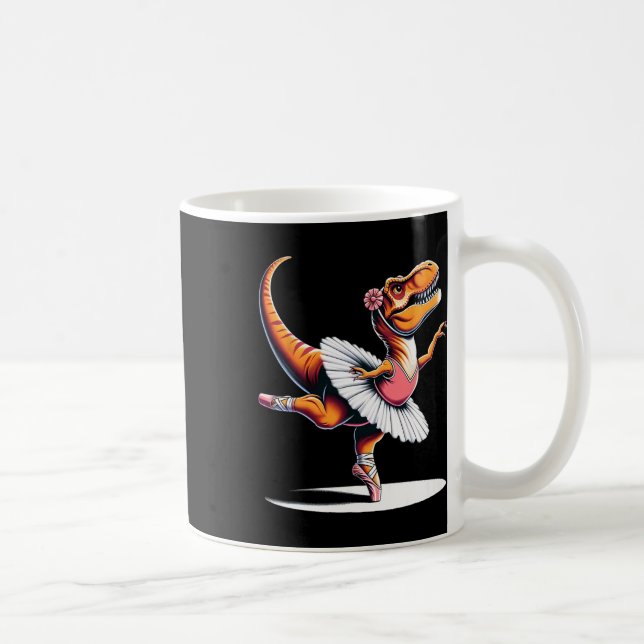 Taza De Café Llerina T-rex Bailando  (Derecha)