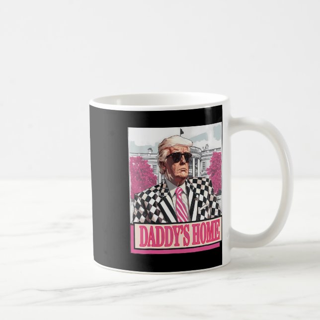 Taza De Café Lleva a America Ck Daddy's Home Funny Pink Donald  (Derecha)