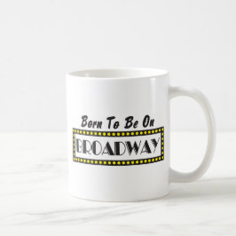 Taza De Café Llevado estar en Broadway